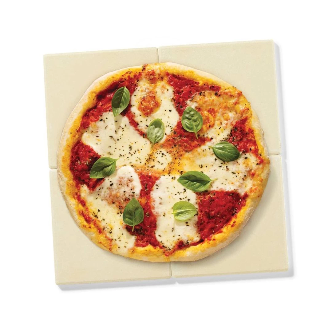 Ensemble De Quatre Pierres à Pizza En Cordiérite 7,5" 4 Ensemble De Quatre Pierres à Pizza En Cordiérite 7,5" – Image 2