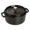 Staub Cocotte Ronde 3,8 L - Noir -Accueil - Ustensiles De Cuisine 40500 241