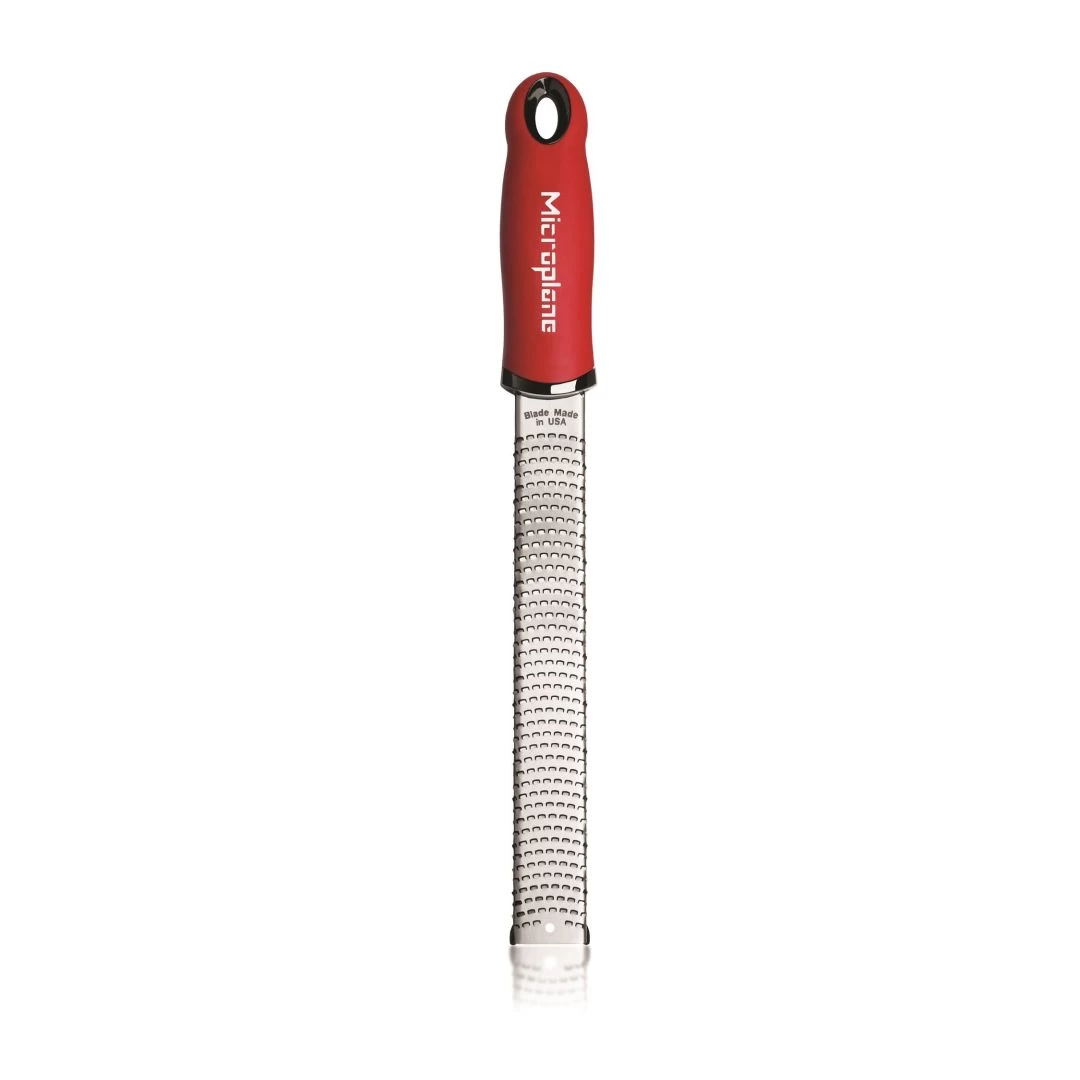 Microplane Râpe En Acier Inoxydable Premium 12,8" - Rouge 3 Microplane Râpe En Acier Inoxydable Premium 12,8" - Rouge
