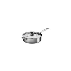 Le Creuset Sauteuse En Acier Inoxydable Avec Couvercle 4,3 L