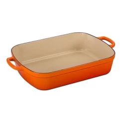 Le Creuset Plat De Cuisson En Fonte émaillée Rectangulaire 4,9 L - Volcanique