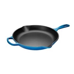 Le Creuset Poêle En Fonte émaillée Ronde 11,75" - Bleuet