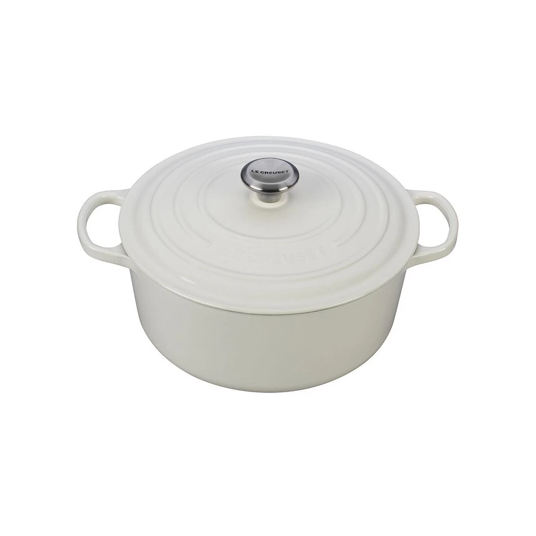 Le Creuset Cocotte Ronde 5,3 L - Blanc 3 Le Creuset Cocotte Ronde 5,3 L - Blanc