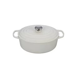 Le Creuset Cocotte Ovale 6,3 L - Blanc
