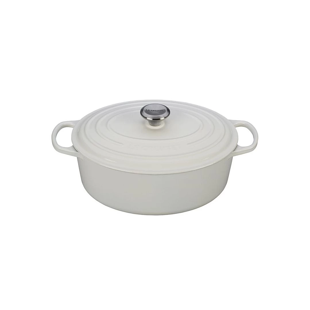 Le Creuset Cocotte Ovale 4,7 L - Blanc 3 Le Creuset Cocotte Ovale 4,7 L - Blanc