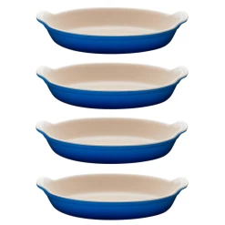Le Creuset Ensemble De Quatre Plats à Gratin - Bleuet