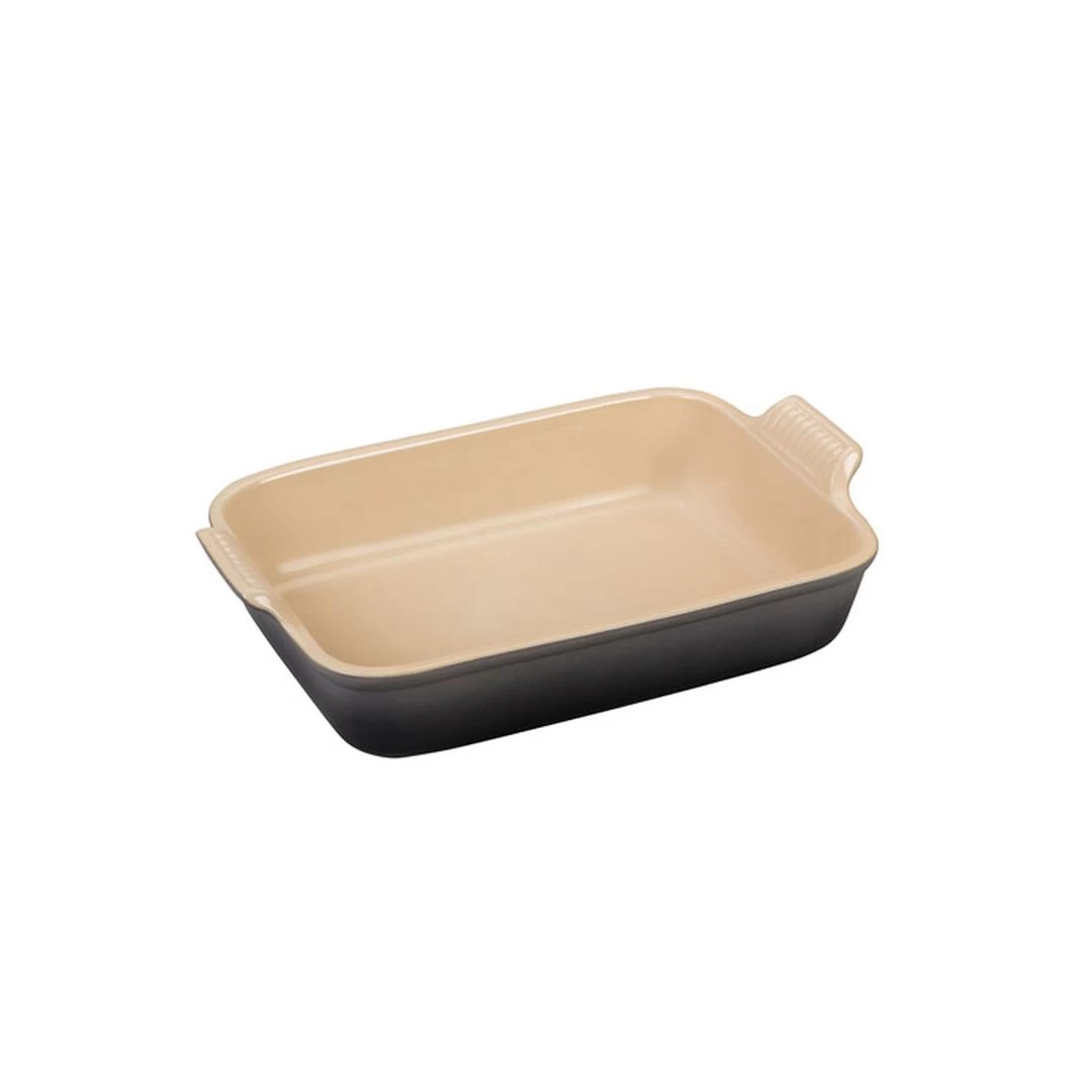 Le Creuset Plat De Cuisson En Grès Rectangulaire 4,7 L - Oyster 3 Le Creuset Plat De Cuisson En Grès Rectangulaire 4,7 L - Oyster