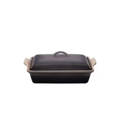 Le Creuset Plat De Cuisson En Grès Rectangulaire Avec Couvercle 3,8 L - Oyster