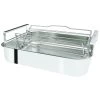 Rôtissoire En Acier Inoxydable Avec Grille 12" X 16" -Accueil - Ustensiles De Cuisine roasterandadjustablerack
