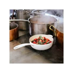 Le Creuset Sauteuse En Fonte émaillée Avec Couvercle 2 L - Blanc -Accueil - Ustensiles De Cuisine saucier gallery image 02